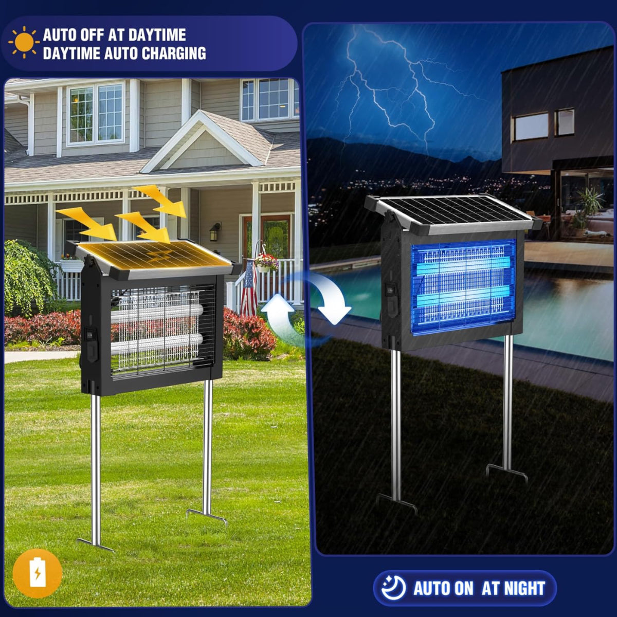Advanced Solar Bug Zapper